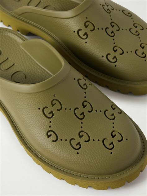 gucci clogs green|gucci clogs nordstrom.